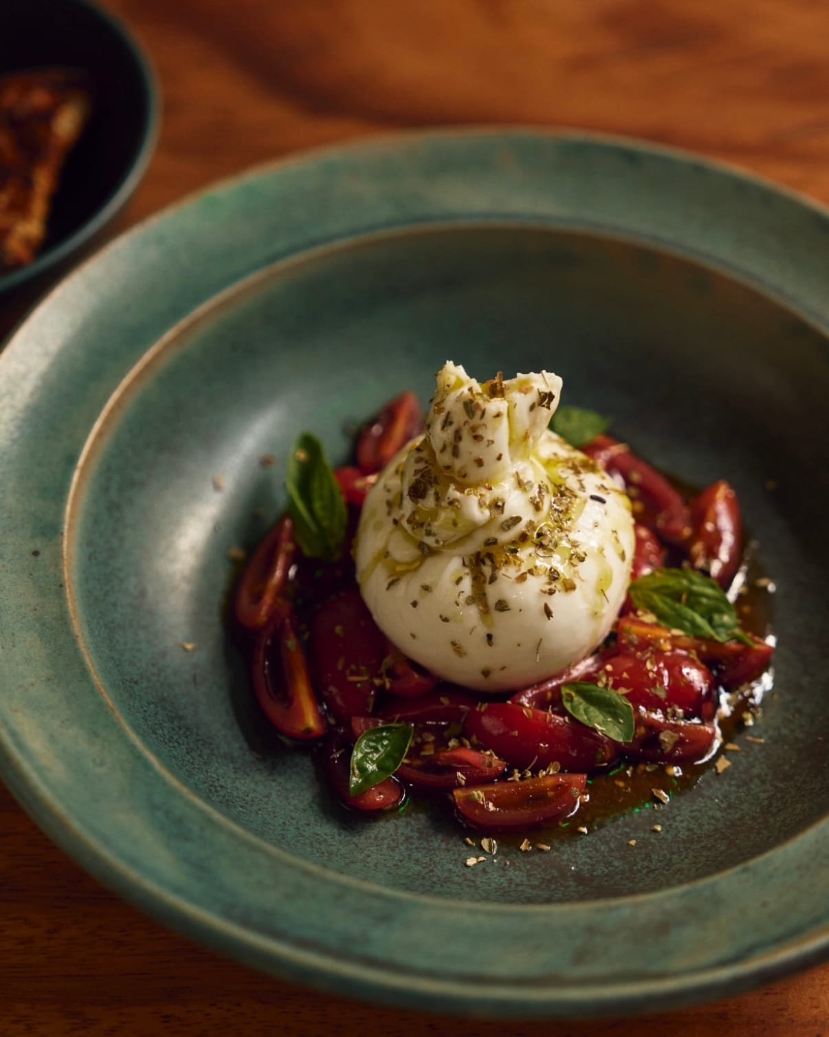 burrata dish from la carinderia manila